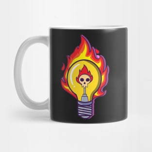 Bulb On Fire Mug